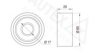 AUDI 07C145276D Deflection/Guide Pulley, v-ribbed belt